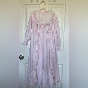 Vintage IC girls nightgown with overcoat Size 8